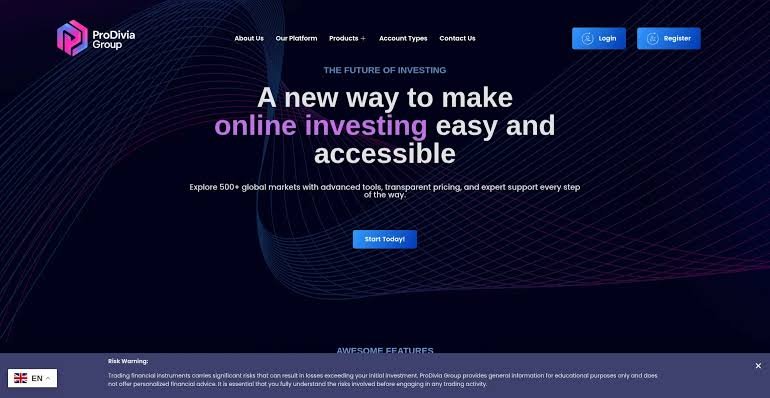 ProDivia Group Scam Warning